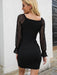 Elegant Lace Maxi Dress with Figure-Flattering Waist Detail for Women