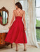 Sultry Suspender Swing Dress for Women's Spring and Summer