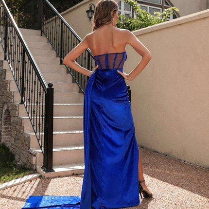 Korean Velvet Sexy Tube Top Dress - Trendy Summer Must-Have for Women