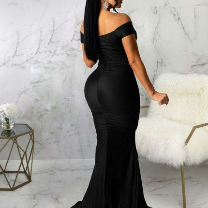 Chic V Neck Ruched Mini Dress with Cap Sleeves for Women