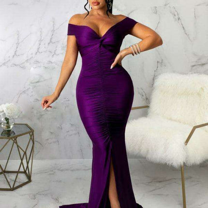 Chic V Neck Ruched Mini Dress with Cap Sleeves for Women