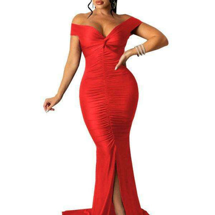 Chic V Neck Ruched Mini Dress with Cap Sleeves for Women