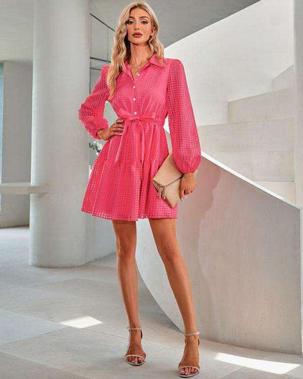 Chic Plaid Single Breasted Dress: The Perfect Blend of Style and Versatility for Modern Women