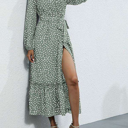 Elegant Black Polka Dot Dress for Women - A Timeless Wardrobe Staple