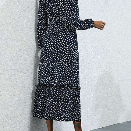 Elegant Black Polka Dot Dress for Women - A Timeless Wardrobe Staple