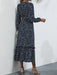 Chic Black Polka Dot Long Sleeve Dress - Versatile Elegance for Women