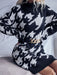 Cozy Chic High Neck Sweater Dress for Women