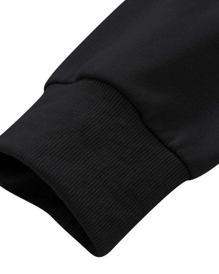 Women's fashion hooded pullover solid color sweater