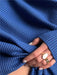 Elegant V-Neck Long Sleeve Knit Women's Dress