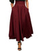 New style women's skirt solid color strap and ankle waist waist skirt