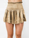 New Casual Sports Women's Shorts Loose Elastic Waist Drape Glitter Pants
