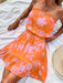 Floral Dream Tube Top Dress for Women's Summer Getaways