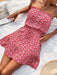 Floral Bliss Sleeveless Tube Top Dress for Women's Summer Escapes