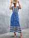 Boho Chic Women's V-Neck Bohemian Maxi Dress