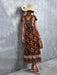 Boho Chic Women's V-Neck Bohemian Maxi Dress