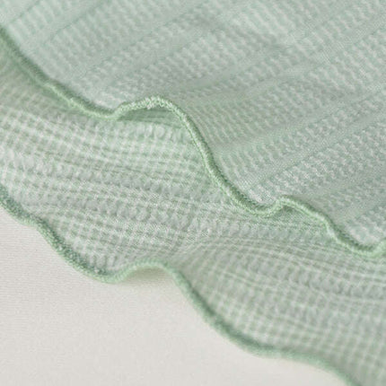 Women's Irregular solid color ruffle skirt