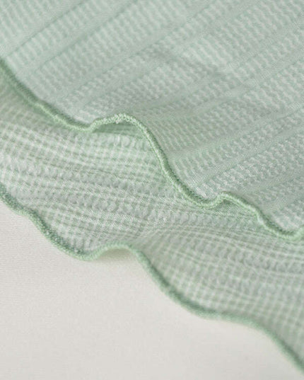 Women's Irregular solid color ruffle skirt