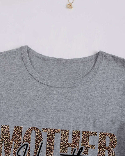 "Mother Hustler Casual Printed T-Shirt"