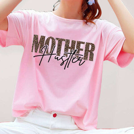 "Mother Hustler Casual Printed T-Shirt"