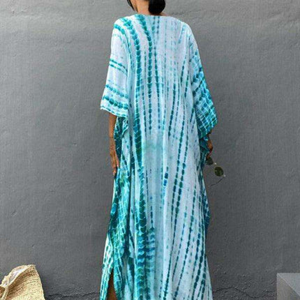 Vibrant Cotton Beach Dress by Sunbeam – Perfect for Sunny Days