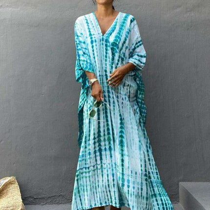 Vibrant Cotton Beach Dress by Sunbeam – Perfect for Sunny Days