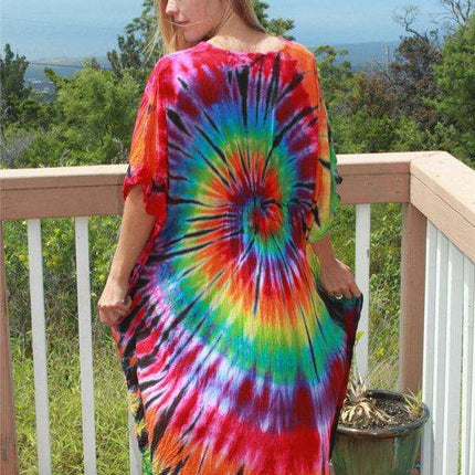Vibrant Cotton Beach Dress by Sunbeam – Perfect for Sunny Days