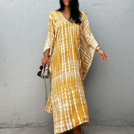 Vibrant Cotton Beach Dress by Sunbeam – Perfect for Sunny Days