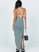 Women's knitted slit slim fit hip skirt