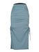 Women's knitted slit slim fit hip skirt