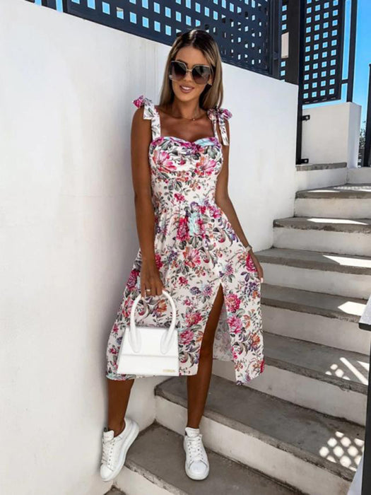 Floral Wrap Dress for Casual Holiday Vibes