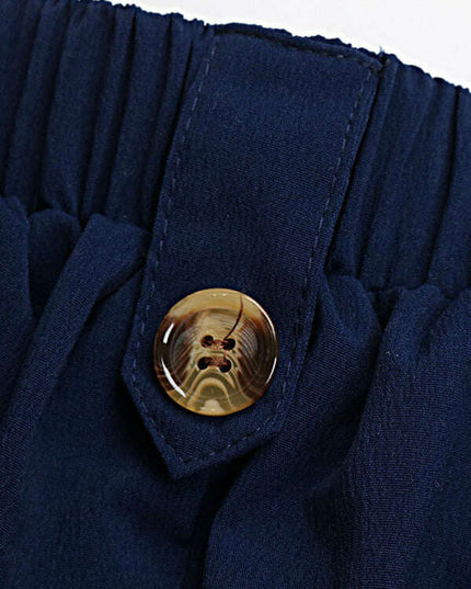 High-Waist Wide Leg Leisure Pants