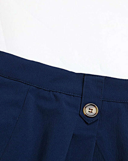 High-Waist Wide Leg Leisure Pants