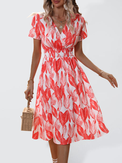 Floral Dream V-Neck Summer Dress for Stylish Escapes