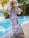 Seaside Chic V-neck Slit Boho Style Summer Dress