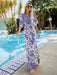 Seaside Chic V-neck Slit Boho Style Summer Dress