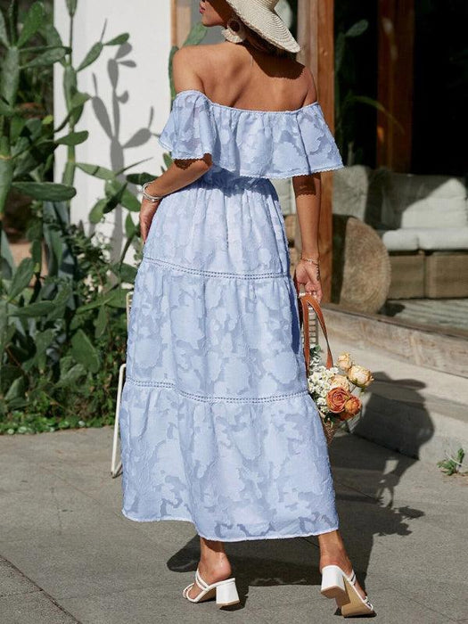 Elegant One-Shoulder High-Waisted Cocktail Dress