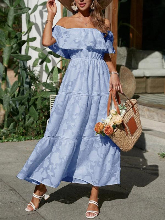 Elegant One-Shoulder High-Waisted Cocktail Dress