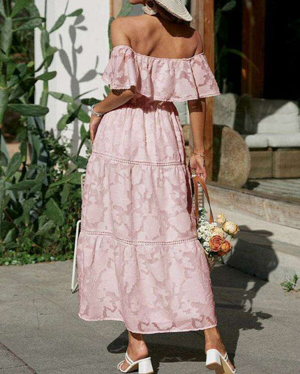 Elegant One-Shoulder High-Waisted Cocktail Dress