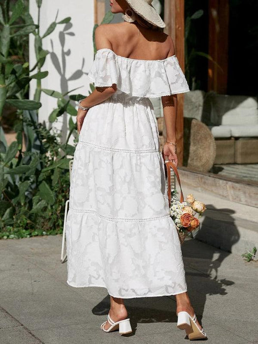Elegant One-Shoulder High-Waisted Cocktail Dress