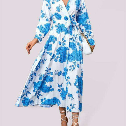 Stylish Lapel Collar Printed Dress - Your Go-To Fashion Piece!