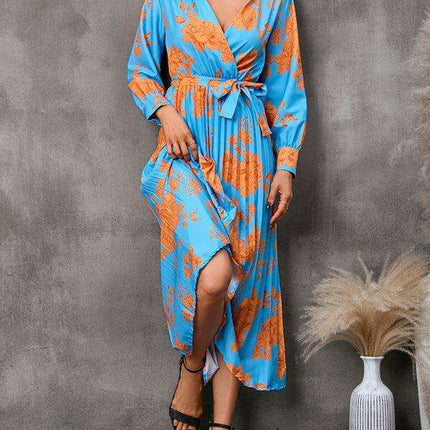 Stylish Lapel Collar Printed Dress - Your Go-To Fashion Piece!