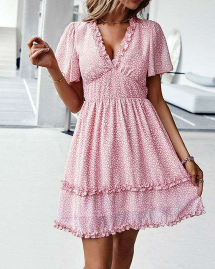 Chic V-Neck Dress: Your Go-To Essential for Spring and Summer Style