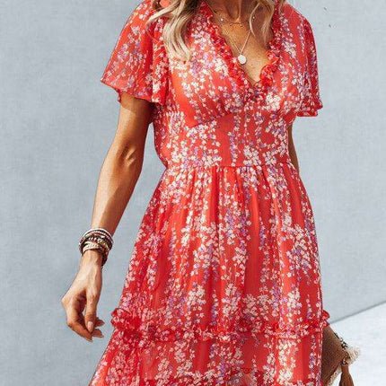 Chic V-Neck Dress: Your Go-To Essential for Spring and Summer Style