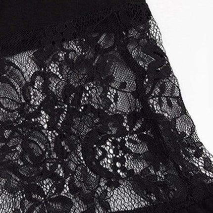 Strapless Black Lace Evening Gown: A Classic Choice for Elegant Women