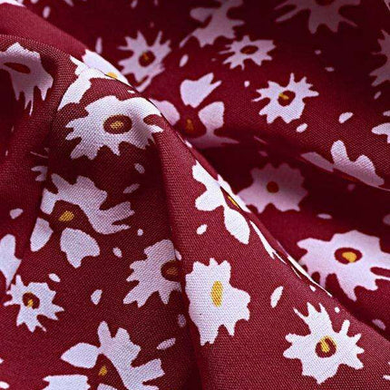 Bohemian Floral Ruffle Maxi Dress with Intricate Woven Design