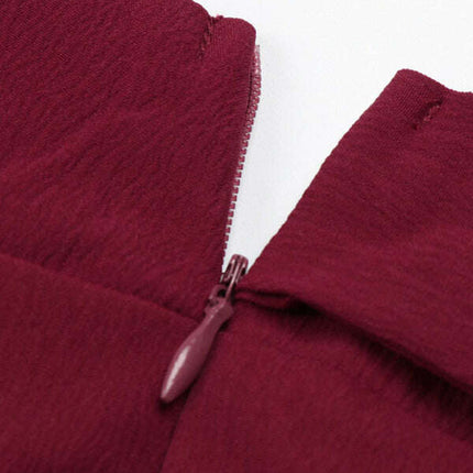 Women's Woven Lace Commuter Style High Waist Temperament Wide Leg Pants