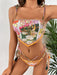 Women's Floral Print Bikini Two-Piece Set