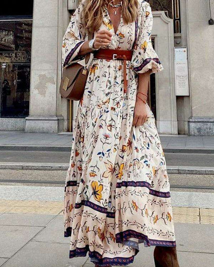 Bohemian Chic Floral Maxi Dress - Must-Have for Every Woman's Wardrobe