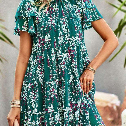 Bohemian Blossom Floral Dress
