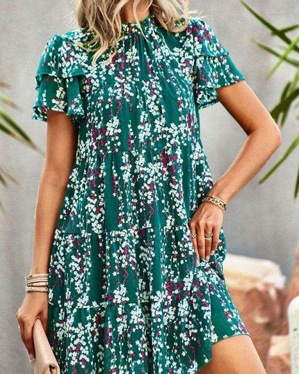 Bohemian Blossom Floral Dress